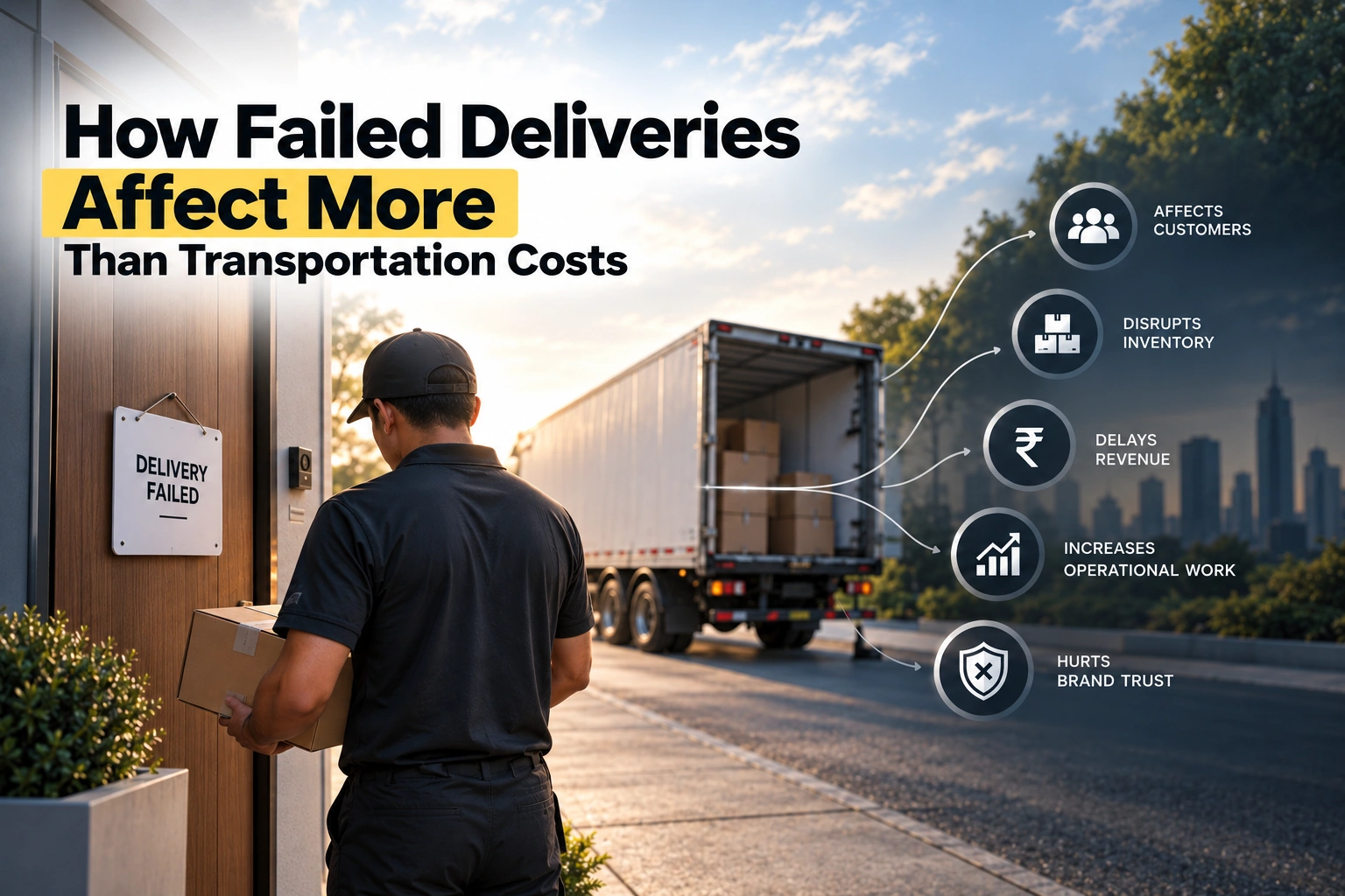 failed deliveries beyond transportation costs