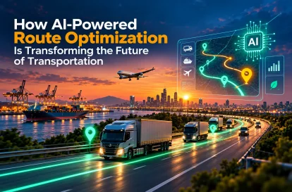 AI Powered Logistics at Sunset
